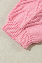 Load image into Gallery viewer, Notched Long Sleeve Sweater