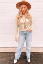 Load image into Gallery viewer, Cutout Round Neck Long Sleeve T-Shirt