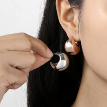 Load image into Gallery viewer, Stainless Steel Moon Shape Earrings