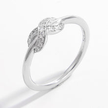 Load image into Gallery viewer, 925 Sterling Silver Zircon Geometric Ring