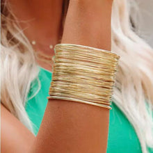 Load image into Gallery viewer, Alloy Layered Cuff Bracelet