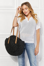 Load image into Gallery viewer, Justin Taylor C'est La Vie Crochet Handbag in Black