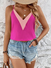 Load image into Gallery viewer, Contrast V-Neck Cami