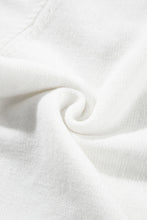 Load image into Gallery viewer, Flower Round Neck Short Sleeve Sweater