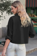 Load image into Gallery viewer, Button Up Dropped Shoulder Shirt