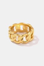 Load image into Gallery viewer, Stainless Steel Curb Chain Ring