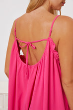 Load image into Gallery viewer, Double Take Full Size Ruffle Trim Tie Back Cami Jumpsuit with Pockets