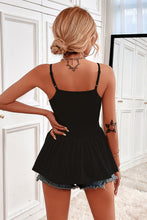 Load image into Gallery viewer, Scoop Neck Peplum Cami