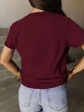 Load image into Gallery viewer, Full Size Graphic Round Neck Short Sleeve T-Shirt