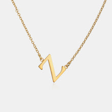 Load image into Gallery viewer, Copper Letter Pendant Necklace
