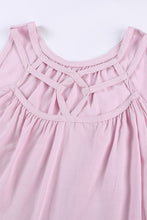 Load image into Gallery viewer, Cutout Ruched Double Spaghetti Straps Top