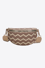 Load image into Gallery viewer, Adored Chevron Straw Sling Bag