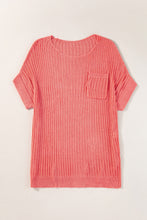 Load image into Gallery viewer, Round Neck Half Sleeve Knit Top