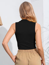 Load image into Gallery viewer, Mock Neck Cropped Tank