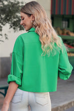 Load image into Gallery viewer, Button Up Dropped Shoulder Shirt