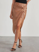 Load image into Gallery viewer, Twist Detail High Waist Skirt