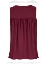 Load image into Gallery viewer, Lace Detail Round Neck Tank