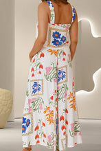 Load image into Gallery viewer, Printed Square Neck Top and Pants Set