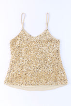 Load image into Gallery viewer, Sequin Adjustable Straps Cami
