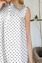 Load image into Gallery viewer, Frill Printed Mock Neck Top