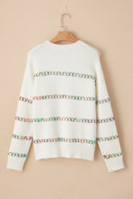 Load image into Gallery viewer, Round Neck Long Sleeve Sweater