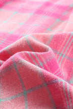 Load image into Gallery viewer, Plaid Button Up Dropped Shoulder Shirt