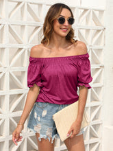 Load image into Gallery viewer, Ruched Short Sleeve Blouse