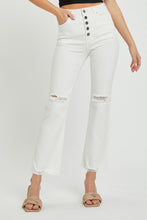 Load image into Gallery viewer, RISEN Full Size High Rise Button Fly Straight Ankle Jeans