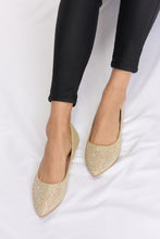 Load image into Gallery viewer, Forever Link Rhinestone Point Toe Flat Slip-Ons