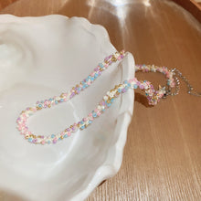 Load image into Gallery viewer, Titanium Steel Rice Bead Necklace