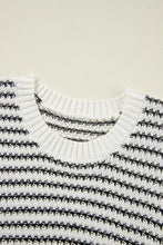 Load image into Gallery viewer, Striped Round Neck Sweater Vest