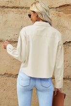 Load image into Gallery viewer, Button Up Dropped Shoulder Shirt