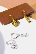 Load image into Gallery viewer, Hat & Boot Shape Asymmetrical Copper 14K Gold Plated Earrings