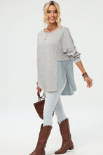 Load image into Gallery viewer, Curved Hem Dolman Sleeve Top