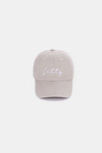Load image into Gallery viewer, Zenana SALTY Embroidered Vintage Washed Baseball Cap