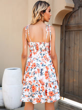 Load image into Gallery viewer, Floral Tiered Spaghetti Strap Dress