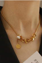 Load image into Gallery viewer, TRUST IN THE LORD Asymmetrical Pendant Necklace