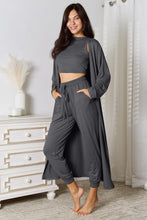 Load image into Gallery viewer, Tank, Pants, and Cardigan Set with Pockets
