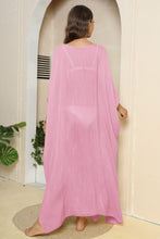 Load image into Gallery viewer, V-Neck Three-Quarter Sleeve Cover-Up