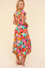 Load image into Gallery viewer, Haptics Floral Midi Dress with Side Pockets