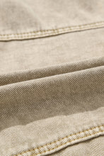 Load image into Gallery viewer, Studded Collared Neck Denim Jacket with Pockets