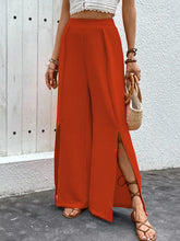 Load image into Gallery viewer, Slit Wide Leg Pants