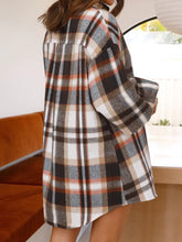 Load image into Gallery viewer, Plaid Lantern Sleeve Shirt