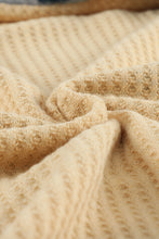 Load image into Gallery viewer, Camouflage Color Block Waffle Knit Pullover