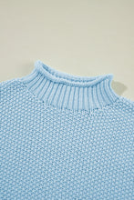 Load image into Gallery viewer, Turtleneck Cap Sleeve Sweater