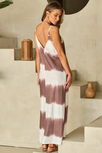 Load image into Gallery viewer, Tie-Dye V-Neck Maxi Cami Dress