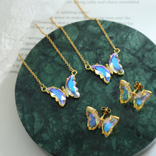 Load image into Gallery viewer, Gold-Plated Butterfly Pendant Necklace