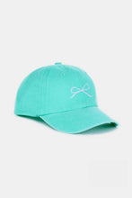Load image into Gallery viewer, Zenana Bow Embroidered Washed Cotton Caps