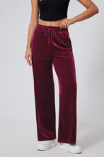 Load image into Gallery viewer, Drawstring Wide Leg Active Pants