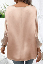 Load image into Gallery viewer, Round Neck Batwing Sleeve Blouse